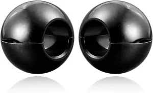 1 pair 9g ear weight Classic Spheres 12mm  (1/2"), Hypoallergenic 316 Stainless Steel Ear Weights Plugs Tunnels Gauges for Ear Body Jewelry Women Men