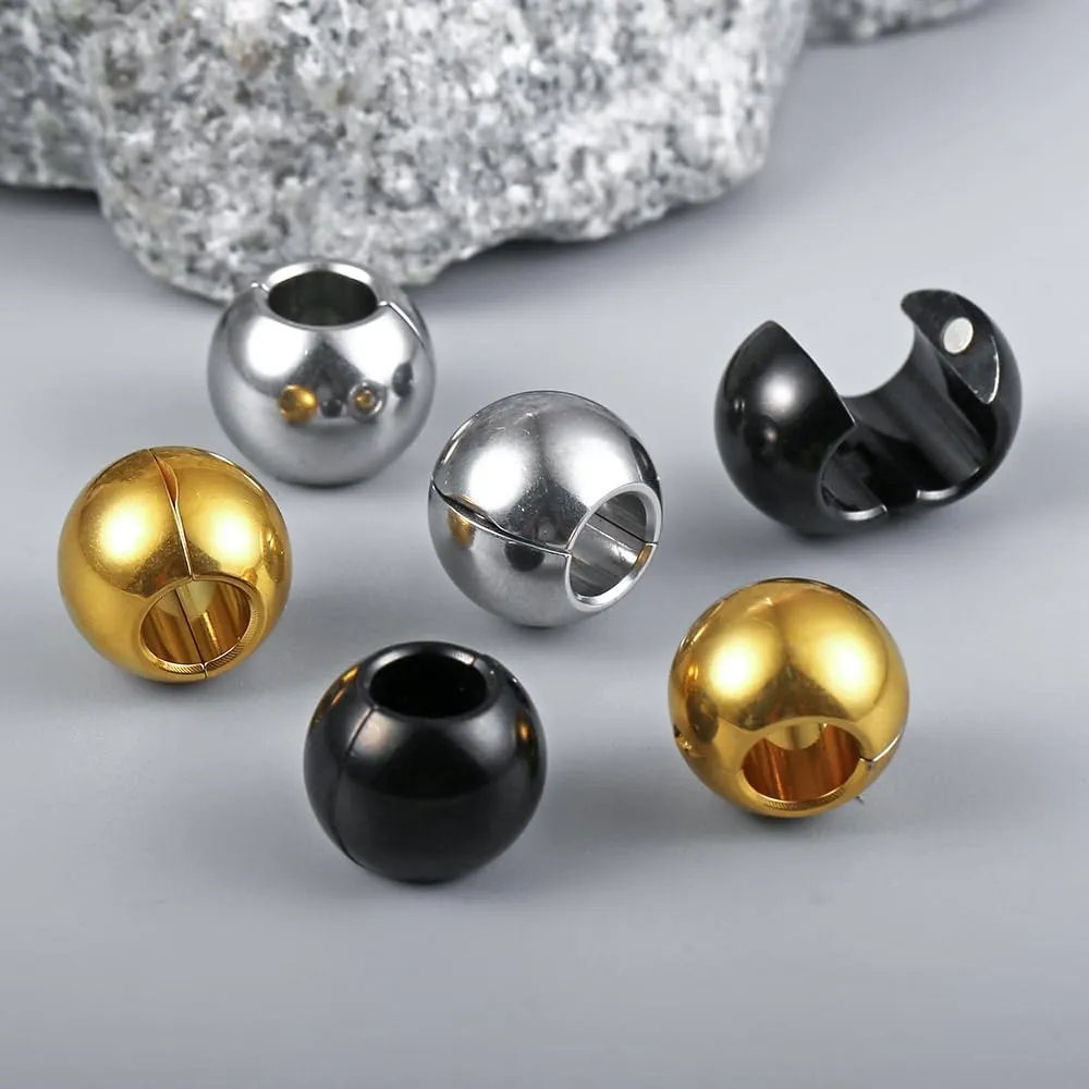 1 pair 9g ear weight Classic Spheres 12mm  (1/2"), Hypoallergenic 316 Stainless Steel Ear Weights Plugs Tunnels Gauges for Ear Body Jewelry Women Men