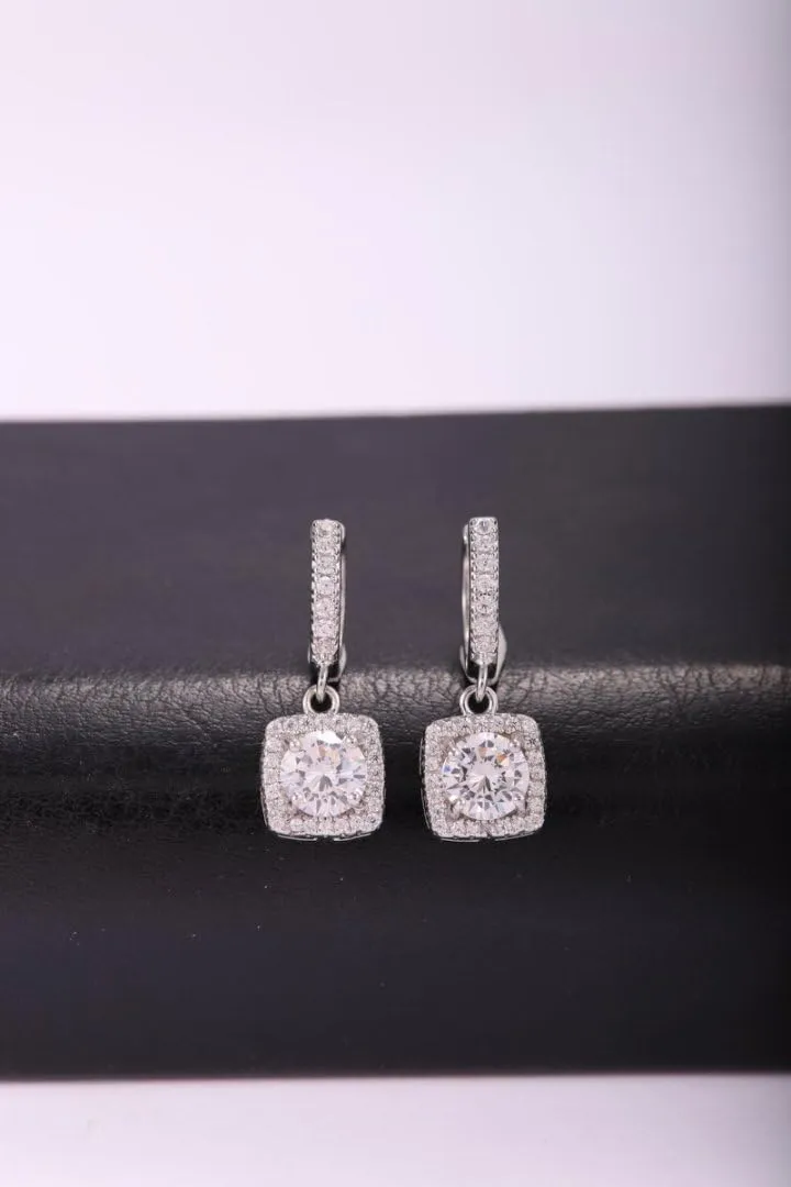 10 Pairs Cubic Zirconia Earrings Studs dangle earrings silver earring set 925 Sterling Silver Earring for Women Men teardrop earrings for women heart earrings