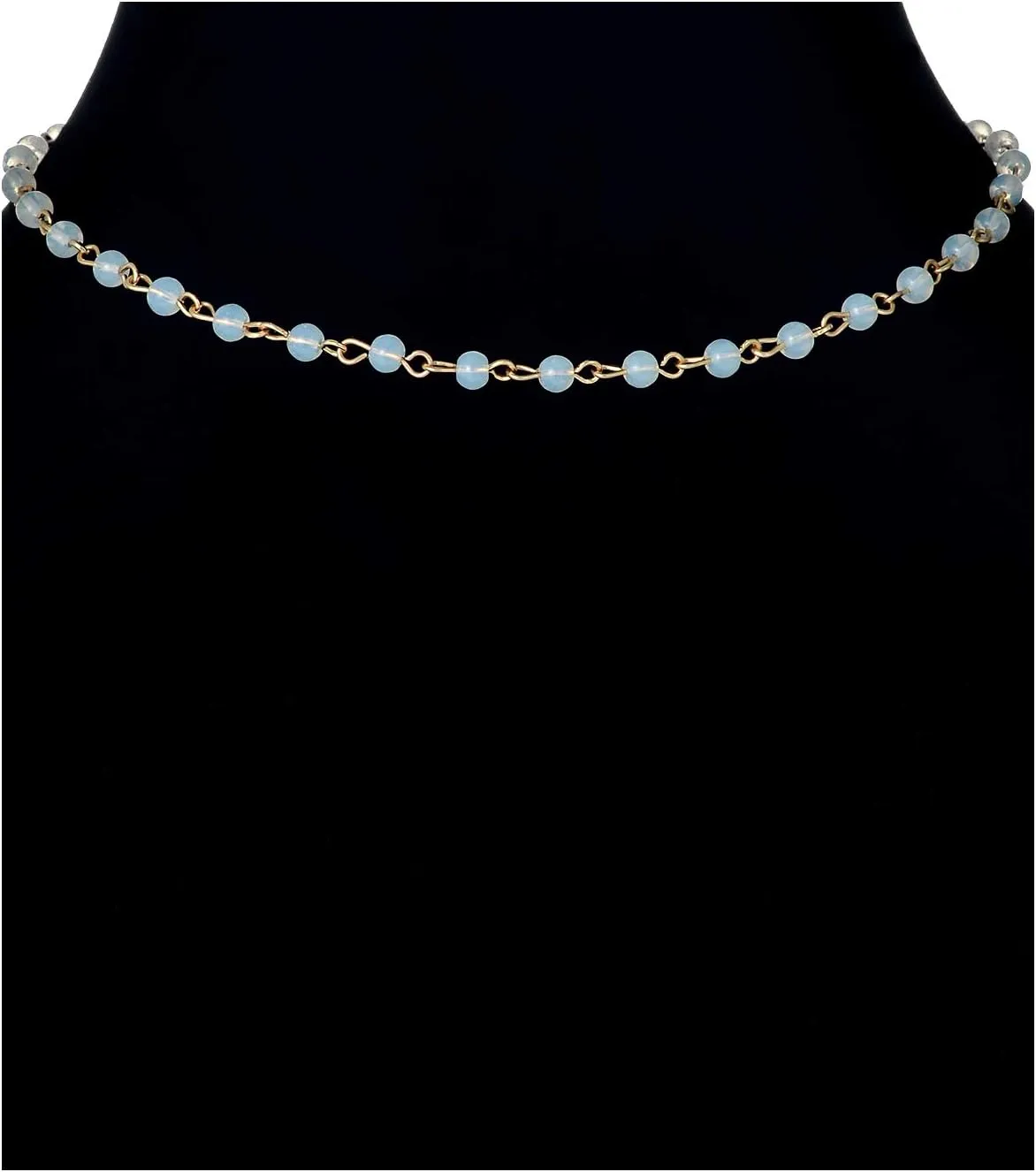 12pcs Chain Gold Bead Necklace Coin Moon Star Pearl Pendant Chain Choker Multilayer Necklace Leather Cord Set for Women Men Adjustable Gold Tone