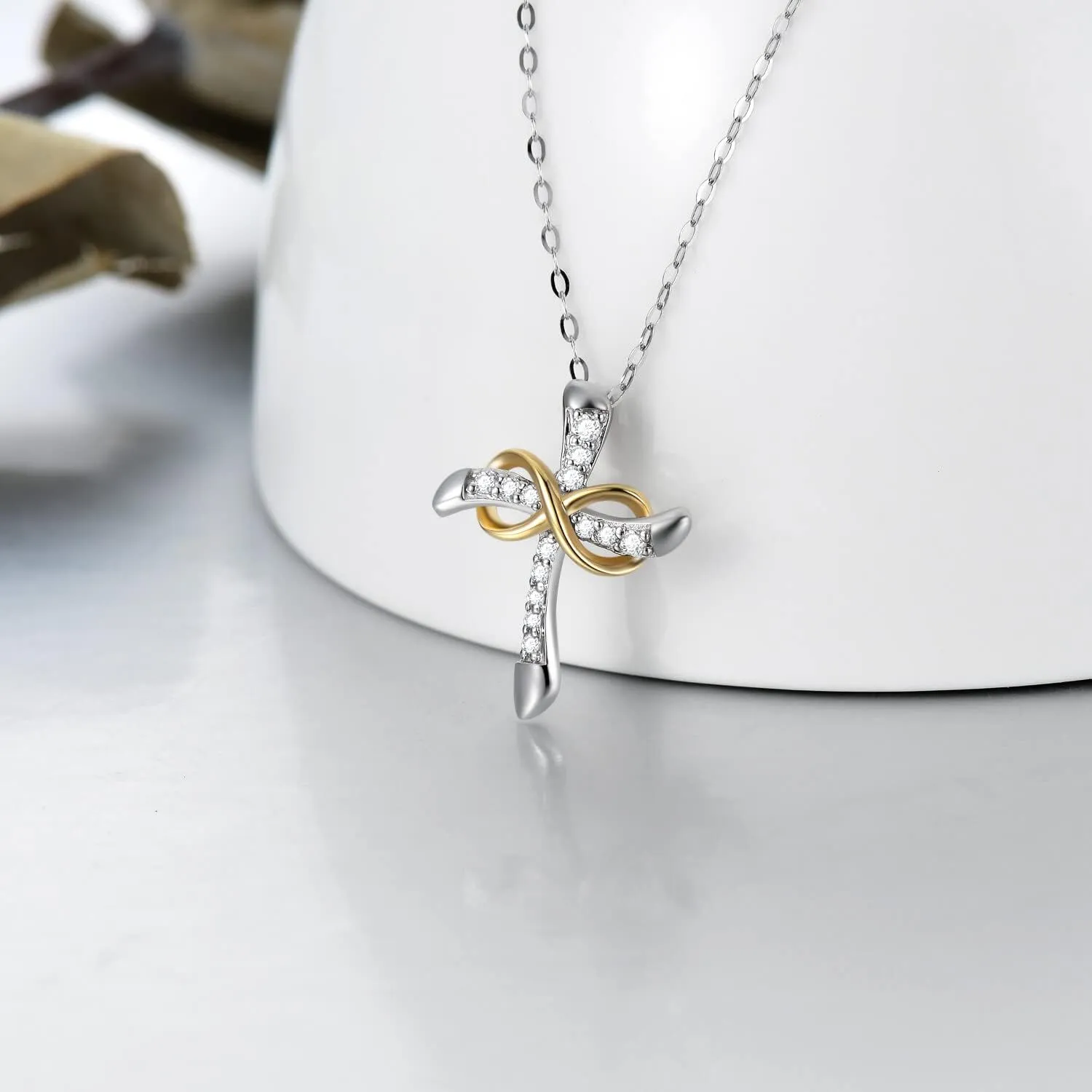 14k Gold Colorful Gemdtone Necklace For Women Birthstone Cubic Zirconia Real Yellow Gold Pendant Tree Branch Heart Necklace Birthday Jewelry Gift