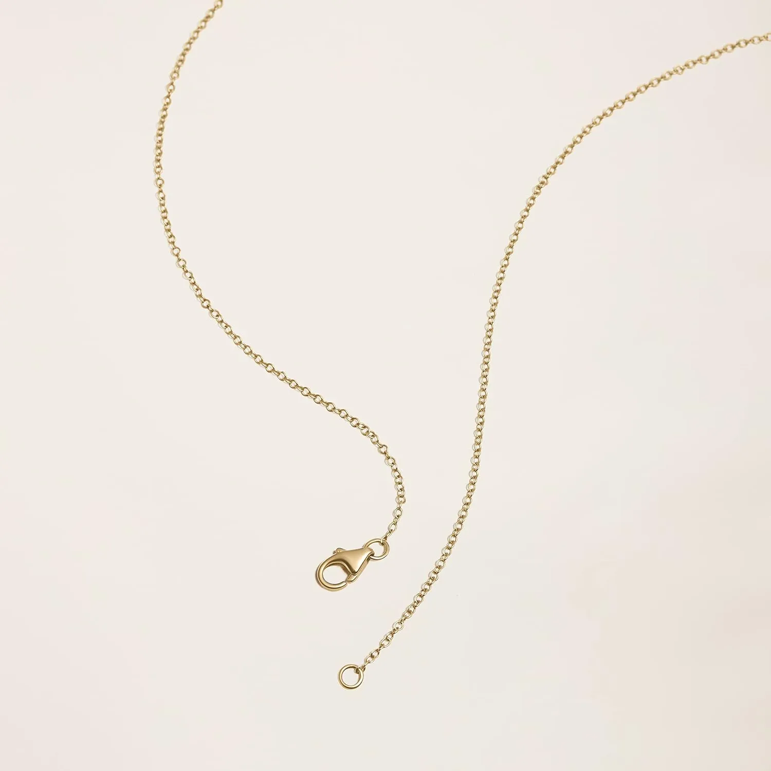 14k Solid Gold Diamond Solitaire Station Necklace Series,No fading, No allergies, Non gold-plating,Lab grown Diamond, DEF VS~VVS,Lobster buckle