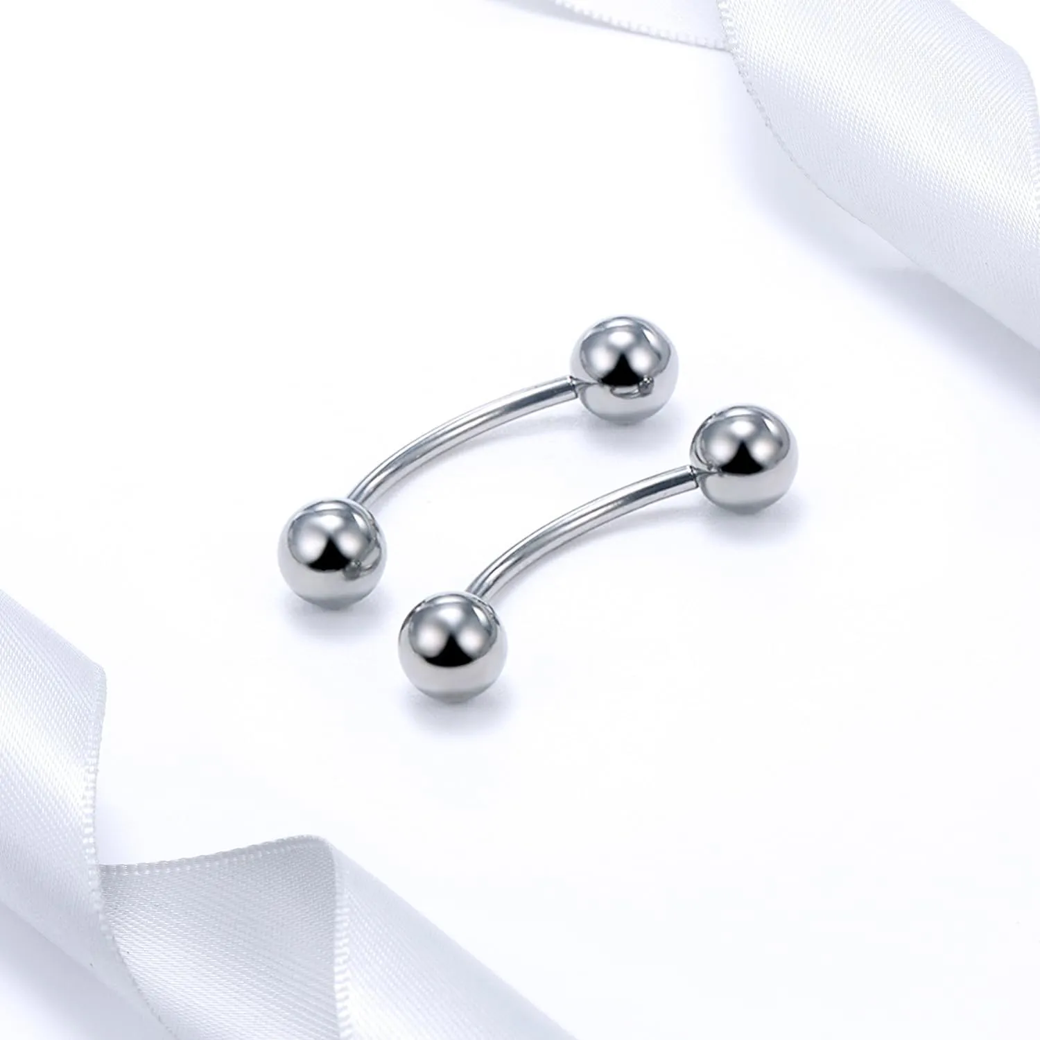 20G 18G 16G 14G 12G 8G 6G 4G 2G Astm F136 Titanium Internal Thread Eyebrow Piercing Jewelry Curved Barbell Vertical Labret Lip Daith Rook Earrings Navel Belly Button Ring Piercing Jewelry