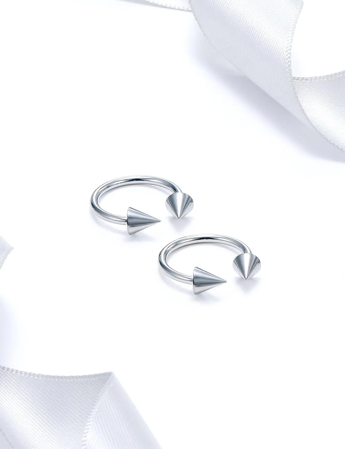 20G 18G 16G 14G 12G 8G 6G 4G 2G ASTM F136 Titanium Internal Thread Horseshoe Septum Ring Jewelry Circular Barbell Helix Snug Tragus Rook Daith Cartilage Earring Lip Ring Piercing Jewelry