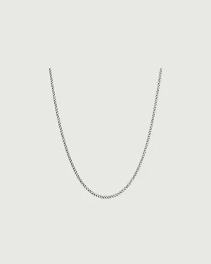 2mm Cuban Chain | Silver