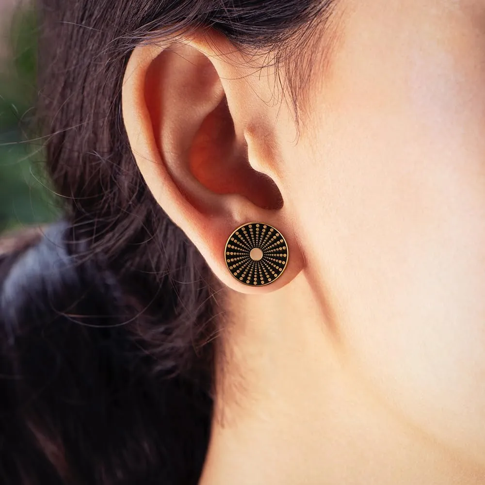 2PCS Unique Ear Gauges Plugs Tunnels for Stretched Ears, Hypoallergenic 316 Stainless Steel Plugs Tunels Gauuges for Ears 8mm-25mm (0G-1") Body Piercing Jewelry for Women Men