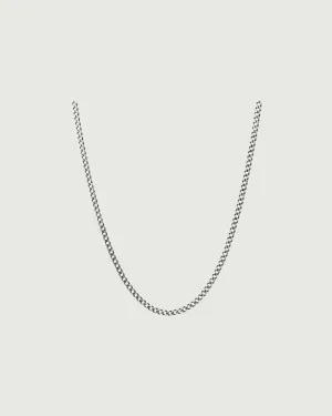 3mm Cuban Chain | Silver