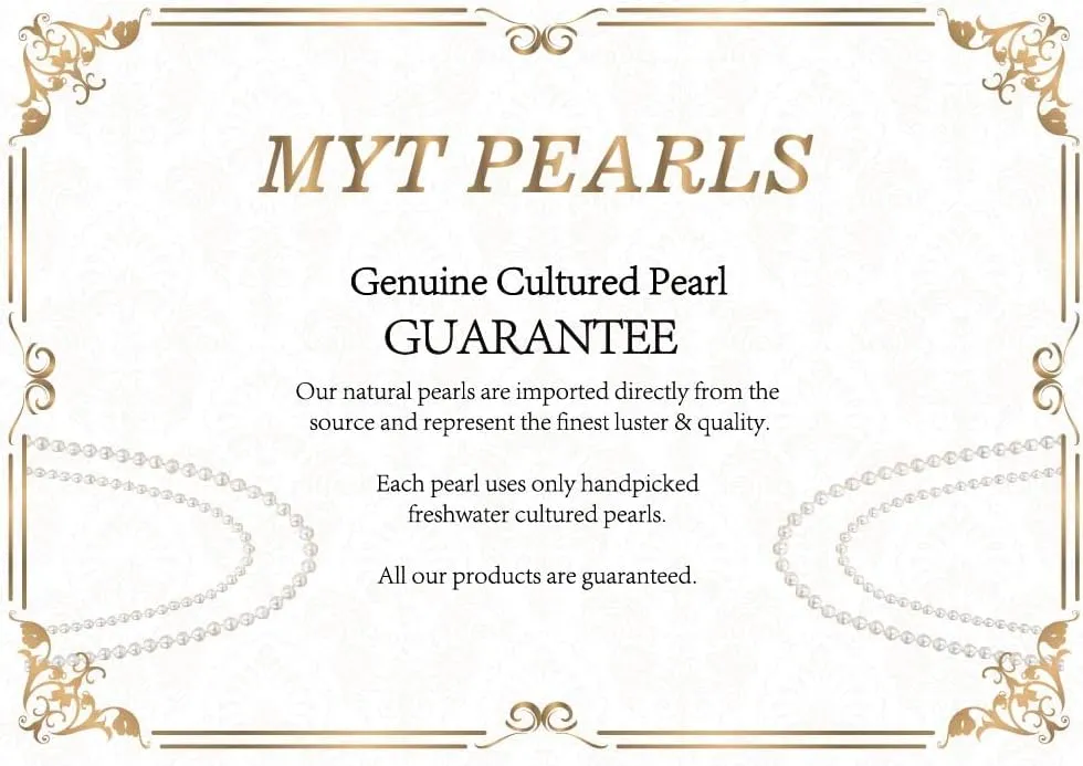 925 Sterling Silver Single AAAAA Quality Round Fresh Water Cultured White Pearl Necklace for Women