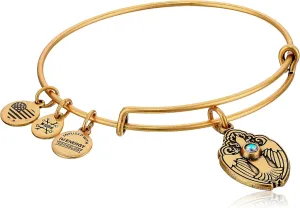 Alex and Ani Crystal Dove Rafaelian Bangle Bracelet