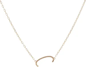 Alex and Ani Precious Elongated Initial Necklace V