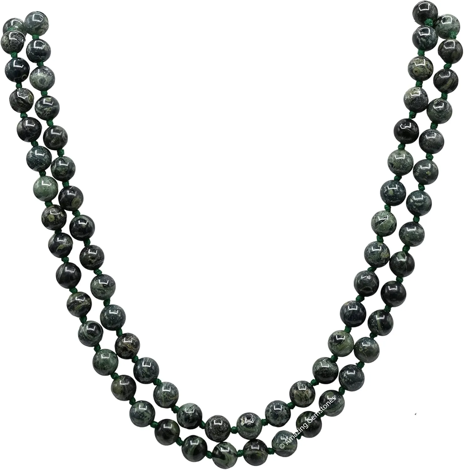 Amazing Gemstone Japa Mala 108 Prayer Beads Necklace and Wrist Mala Bracelet for Meditation
