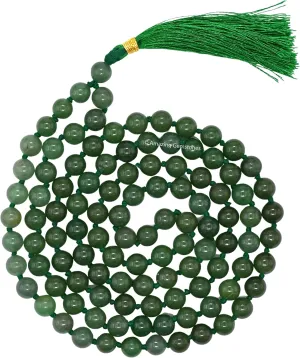 Amazing Gemstone Japa Mala 108 Prayer Beads Necklace and Wrist Mala Bracelet for Meditation