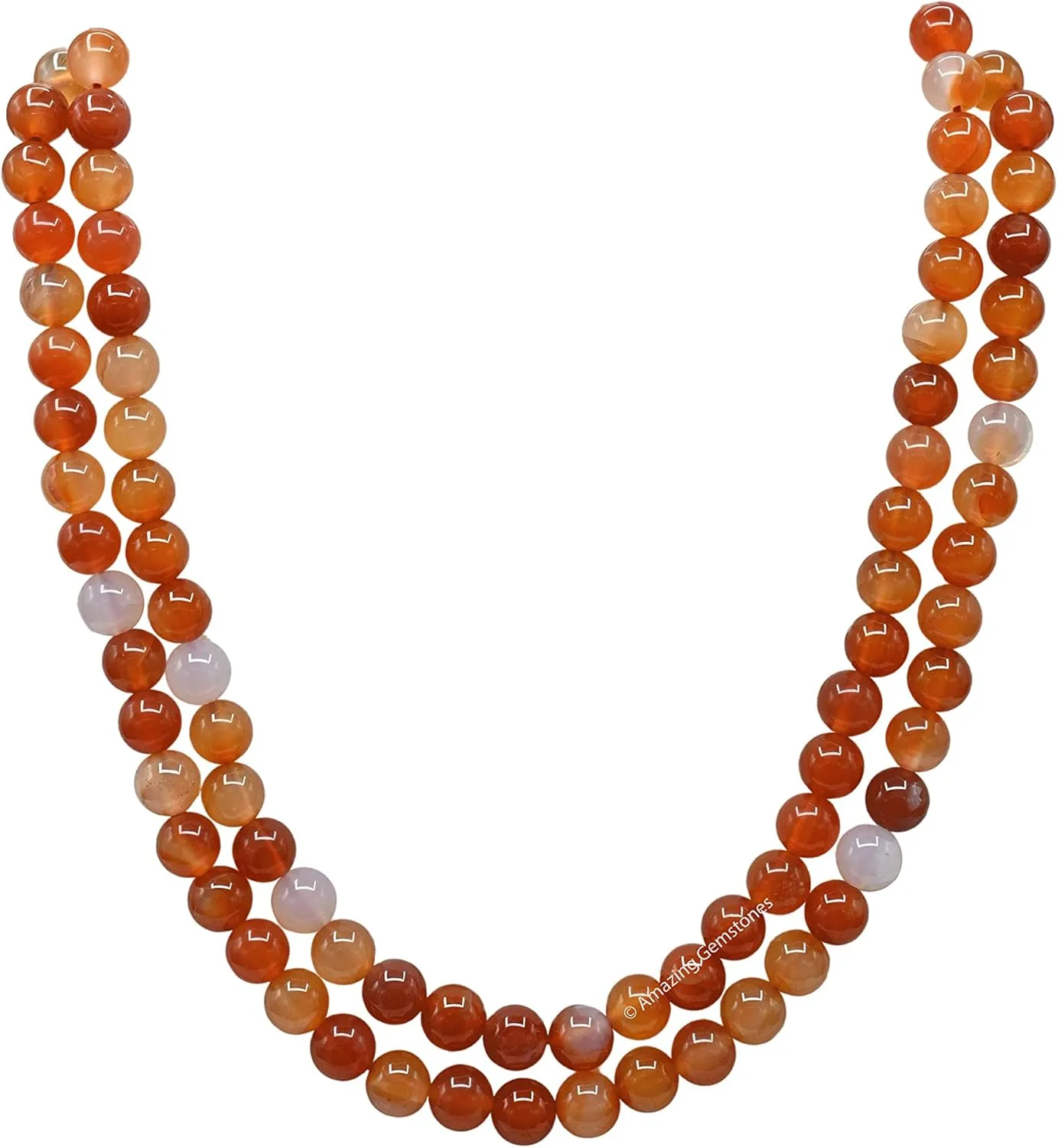 Amazing Gemstone Japa Mala 108 Prayer Beads Necklace and Wrist Mala Bracelet for Meditation