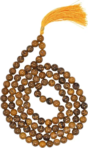 Amazing Gemstone Japa Mala 108 Prayer Beads Necklace and Wrist Mala Bracelet for Meditation