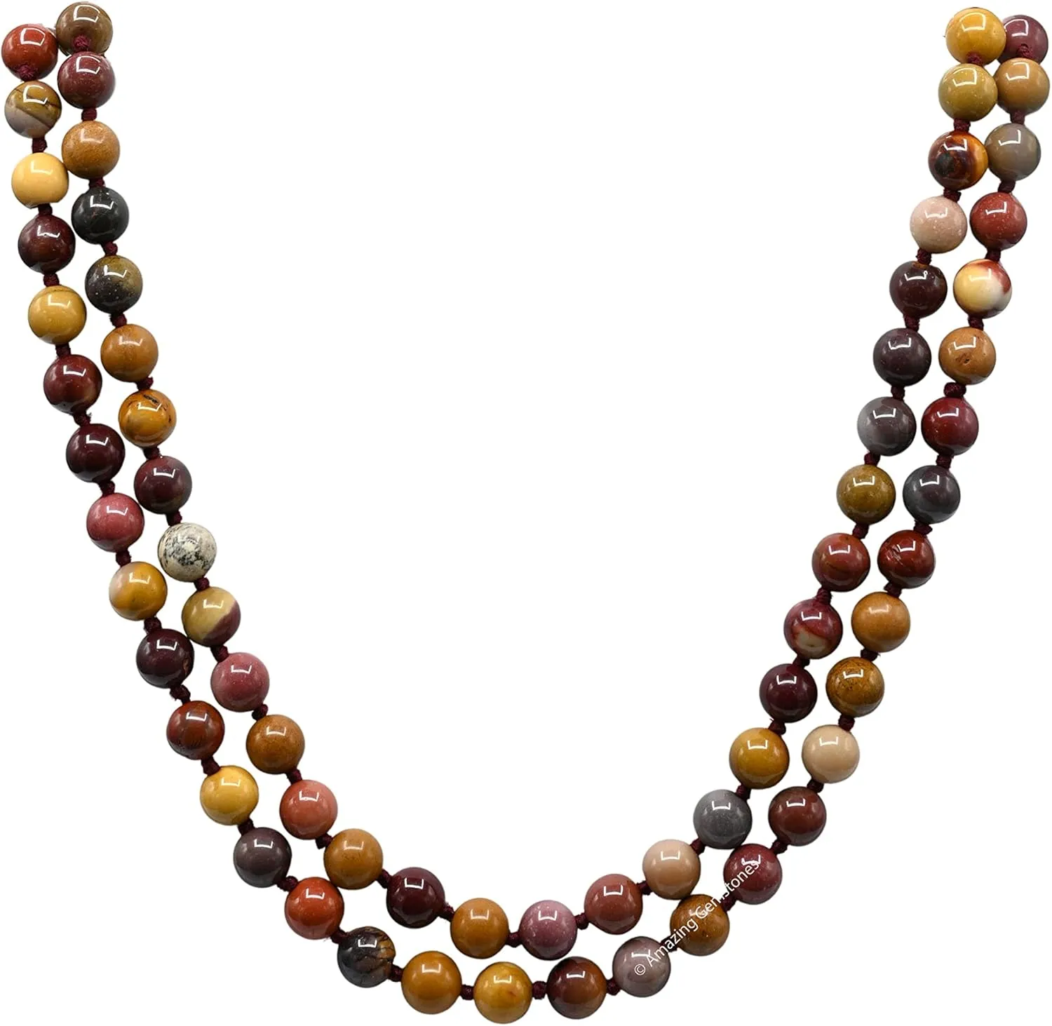 Amazing Gemstone Japa Mala 108 Prayer Beads Necklace and Wrist Mala Bracelet for Meditation