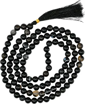 Amazing Gemstone Japa Mala 108 Prayer Beads Necklace and Wrist Mala Bracelet for Meditation
