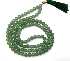 Amazing Gemstone Japa Mala 108 Prayer Beads Necklace and Wrist Mala Bracelet for Meditation