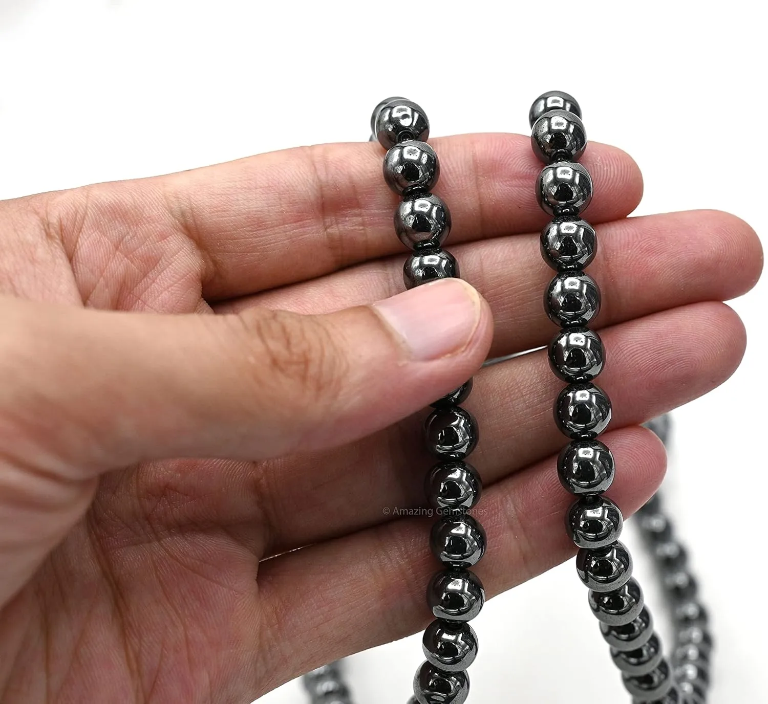 Amazing Gemstone Japa Mala 108 Prayer Beads Necklace and Wrist Mala Bracelet for Meditation