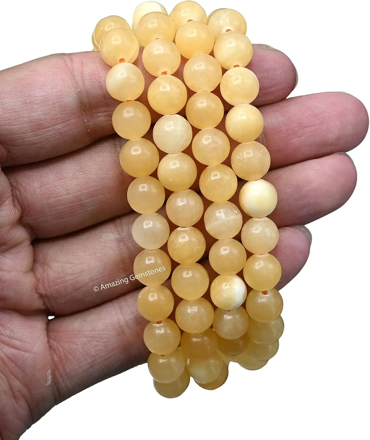 Amazing Gemstone Japa Mala 108 Prayer Beads Necklace and Wrist Mala Bracelet for Meditation