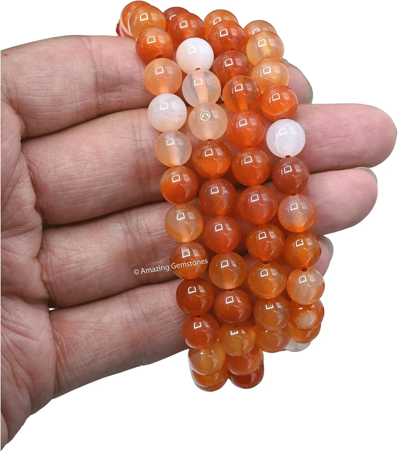Amazing Gemstone Japa Mala 108 Prayer Beads Necklace and Wrist Mala Bracelet for Meditation