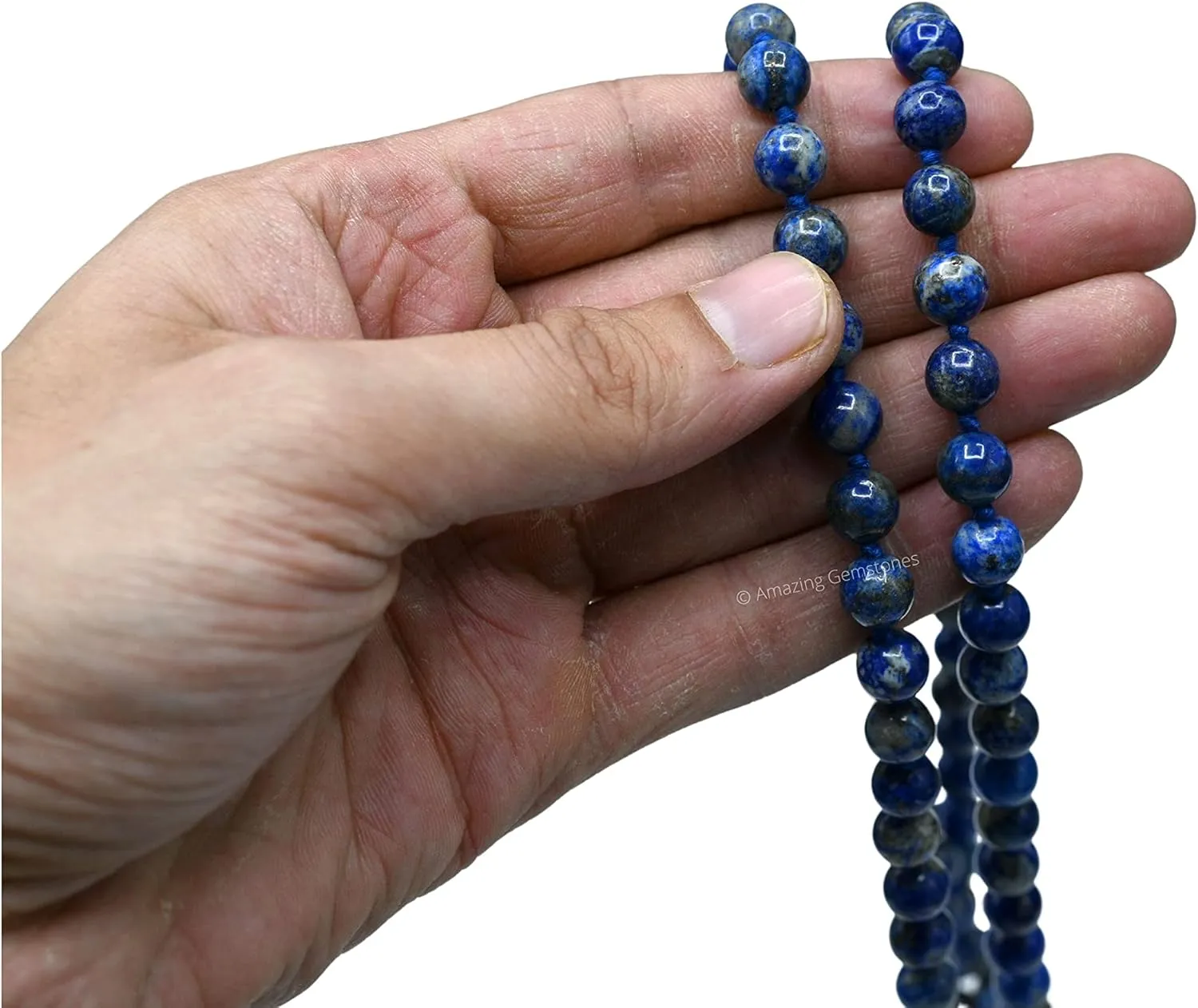 Amazing Gemstone Japa Mala 108 Prayer Beads Necklace and Wrist Mala Bracelet for Meditation