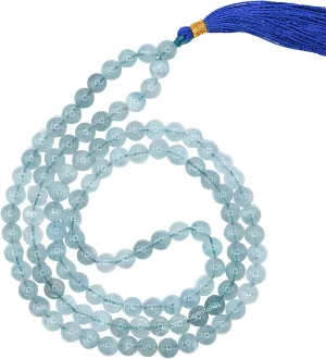 Amazing Gemstone Japa Mala 108 Prayer Beads Necklace and Wrist Mala Bracelet for Meditation
