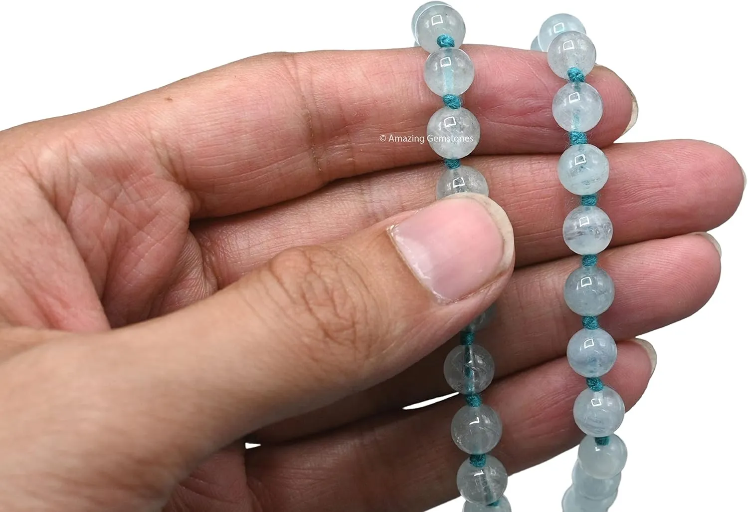 Amazing Gemstone Japa Mala 108 Prayer Beads Necklace and Wrist Mala Bracelet for Meditation