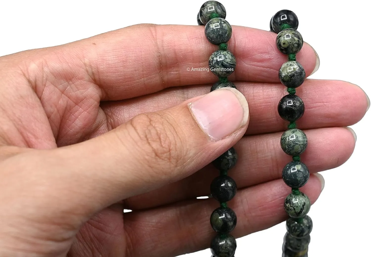 Amazing Gemstone Japa Mala 108 Prayer Beads Necklace and Wrist Mala Bracelet for Meditation
