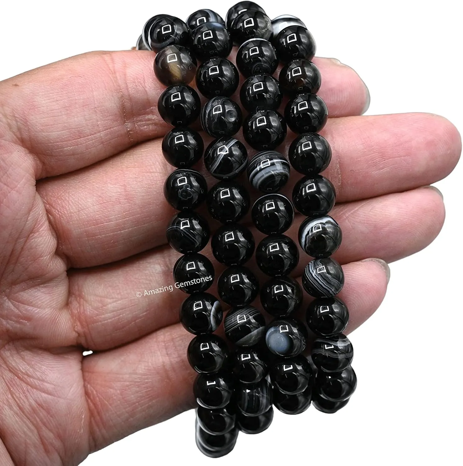 Amazing Gemstone Japa Mala 108 Prayer Beads Necklace and Wrist Mala Bracelet for Meditation