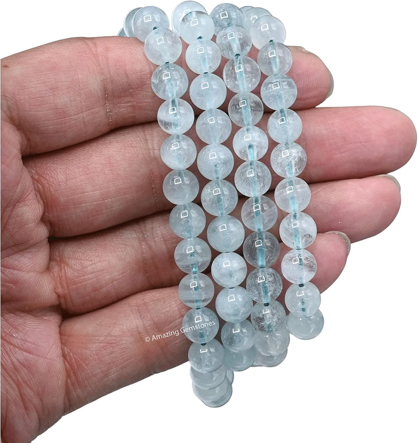 Amazing Gemstone Japa Mala 108 Prayer Beads Necklace and Wrist Mala Bracelet for Meditation
