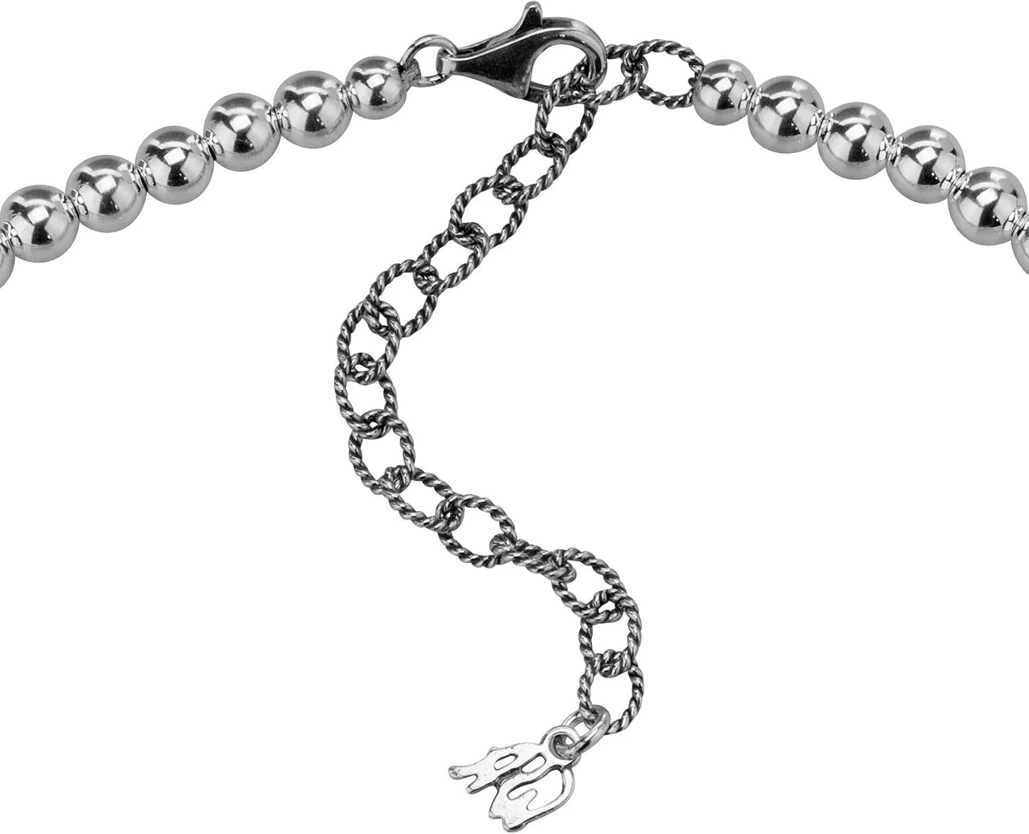 American West Jewelry Sterling Silver Genuine Gemstone Squash Blossom Naja Design Necklace, 17 to 19 Inches