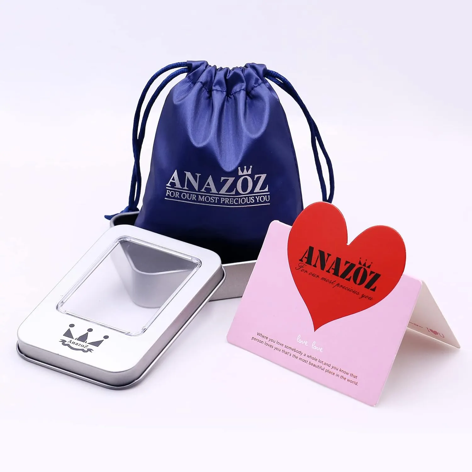 ANAZOZ Turquoise Wedding Rings for Couples, Tungsten Promise Ring Set 8MM Silver Blue Wedding Bands Engraved