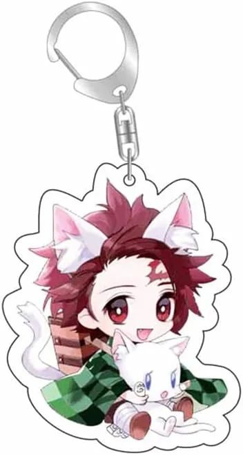 Anime Keychains,Cute Kawaii Acrylic Keychains Set for Backpacks,Gifts for Women Men Boys Girls