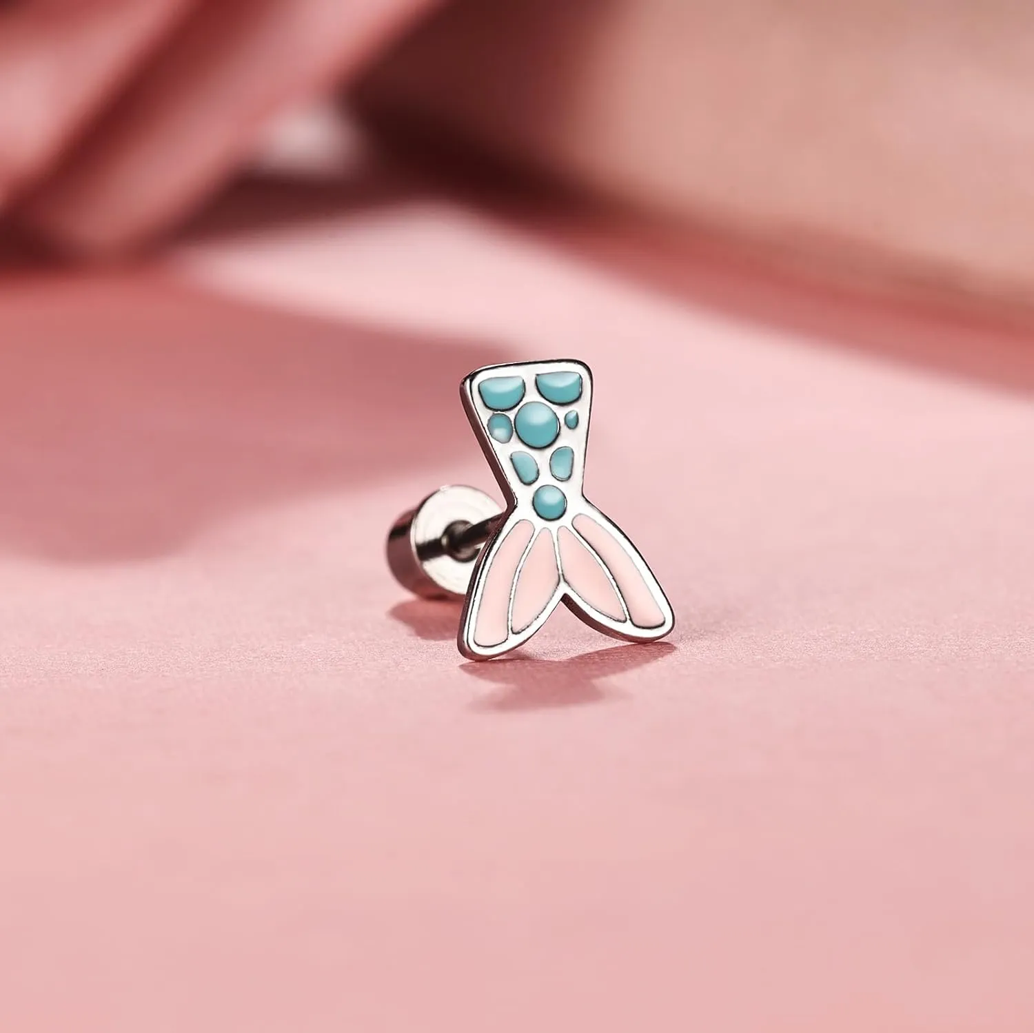 AOEDEJ 2 Pairs Stainless Steel Earrings for Women Cute Hypoallergenic Earring Studs Hypoallergenic Birthday Gift for Women
