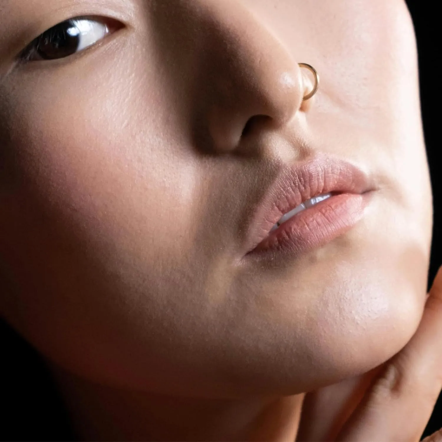 Aumeo 316L Surgical Steel Nose Rings Hoops 20G 18G 16G Nose Rings for Women Cartilage Helix Tragus Conch Hoop Earrings 6/7/8/9/10/12mm