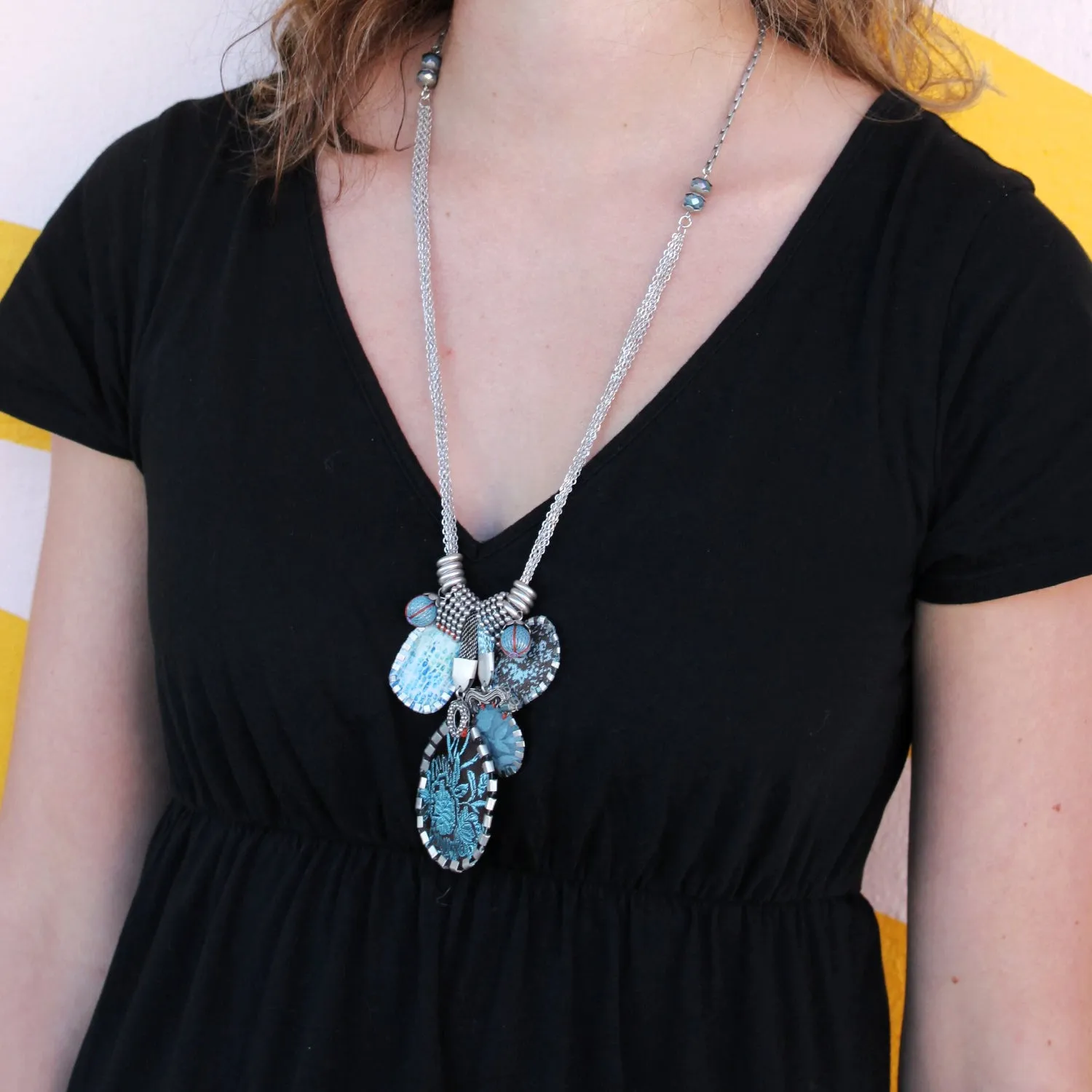 Blue Space Necklace