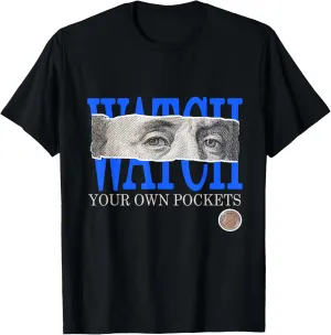 Blue Watch Your Own Pockets Royal Blue Graphic T-Shirt