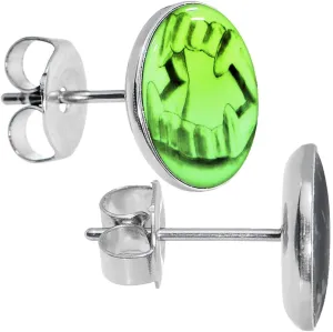 Body Candy Fearsome Fangs Glow in the Dark Stud Earrings