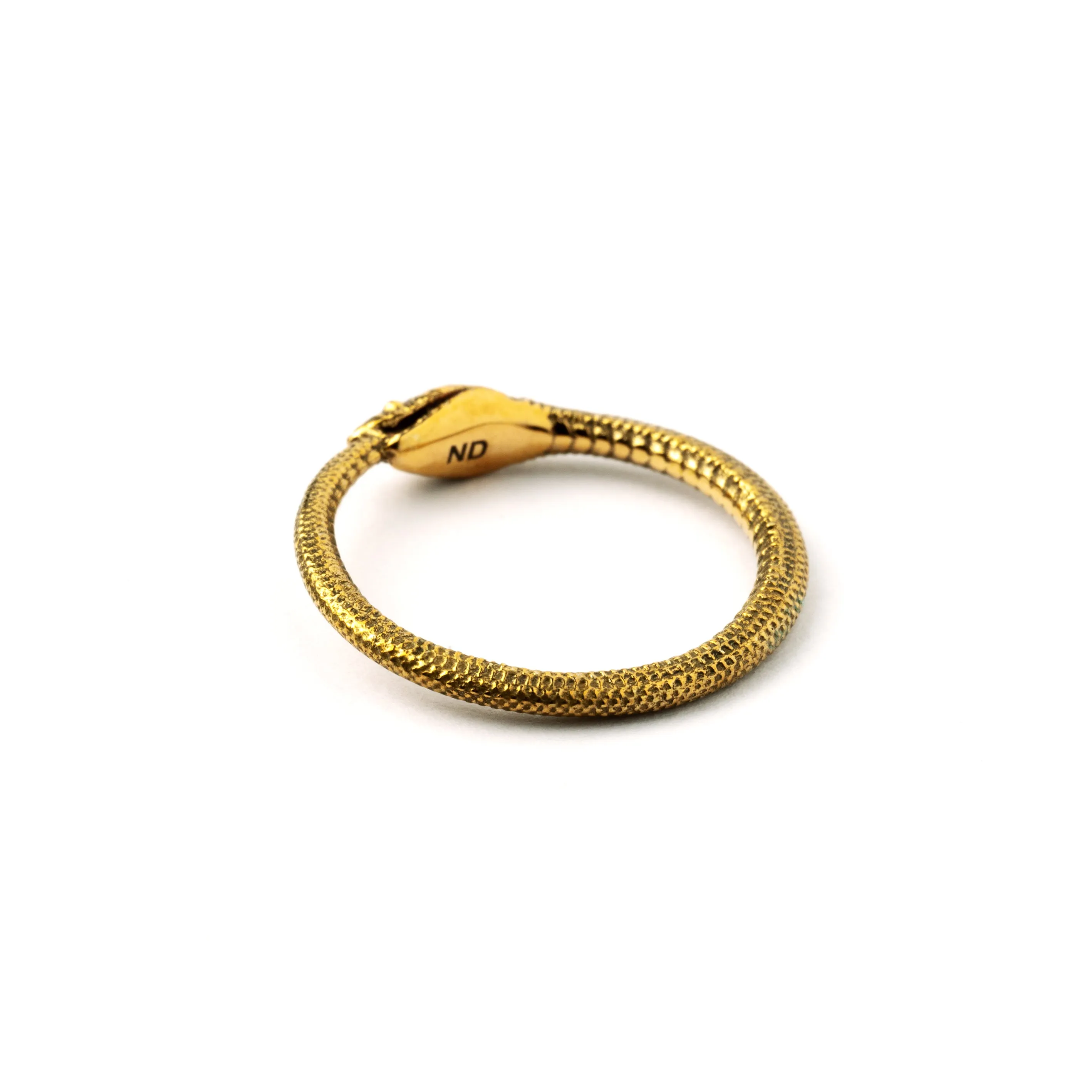 Bronze Ouroboros Ring