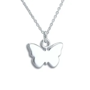 Butterfly Necklace in Sterling Silver