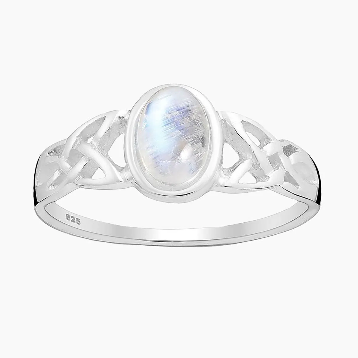 Celtic Moonstone Ring