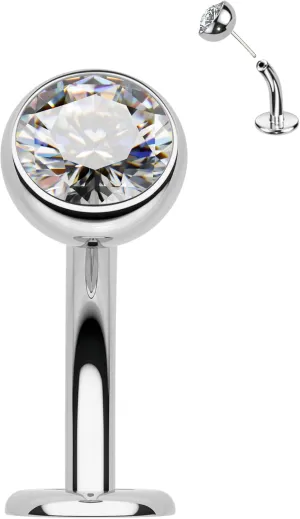 Cocharm Floating Belly Button Rings - Titanium Navel Rings for Women, Threadless Flat Bottom Belly Piercing Jewelry, Hypoallergenic