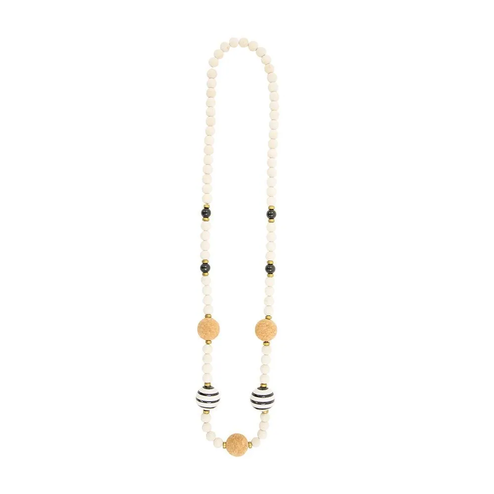 Cork Bead Necklace