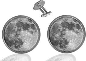 Custom Classic Jewelry Tuxedo Shirt Sliver Cufflinks Men's Unique Business Wedding Gifts (Special Earth Grey)