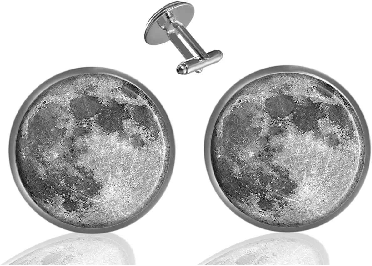 Custom Classic Jewelry Tuxedo Shirt Sliver Cufflinks Men's Unique Business Wedding Gifts (Special Earth Grey)