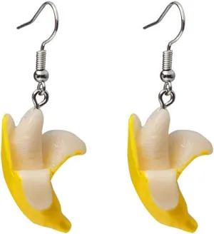 Cute Fruits Earrings Banana Grape Avocado Pumpkin Pineapple Pomegranate earrings Necklace set for Women Statement Jewelry Gifts