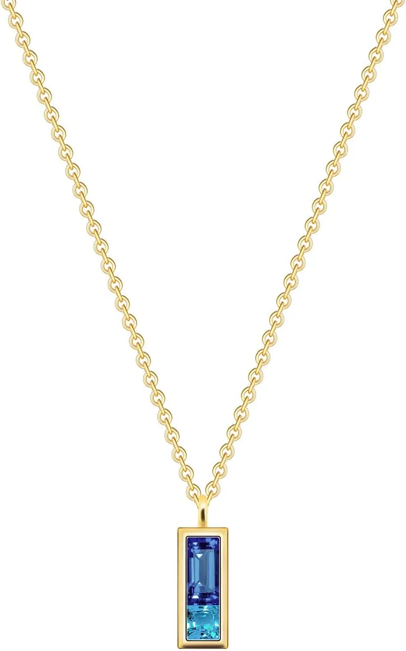 CZ Diamond Pendant Necklace for Women, Handmade 18k Real Gold Plated Dainty Necklaces Circle Cross Leaf Pearl Aesthetic Simple Gold Necklace Jewelry Gifts for Women Female