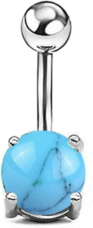 Dangle Navel Ring Stainless Steel, Navel Rings for Women Gold Silver Belly Rings