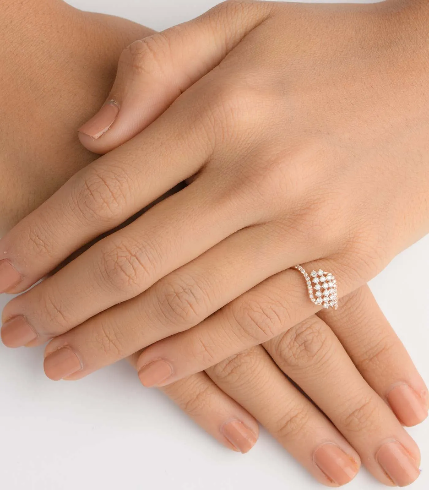 Diamond Mystical Maze Ring