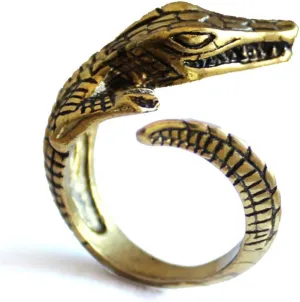 Exaggerated Dragon Crocodile Alligator Earrings Dangle Personalized Crocodile Animal Drop Earrings Stud for Women Gothic Jewelry